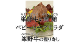 峯野牛と南マグロのサラダ